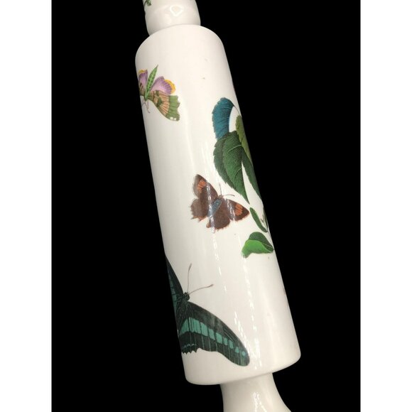 Portmeirion Ceramic Ice Water Rolling Pin Botanic Garden Mancinella Tree 14" x 3 - Picture 3 of 9